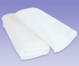 【写真】美容室カット用　美容室タオル　白