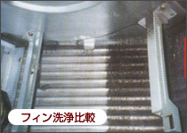 フィン洗浄比較