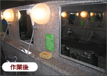 作業後